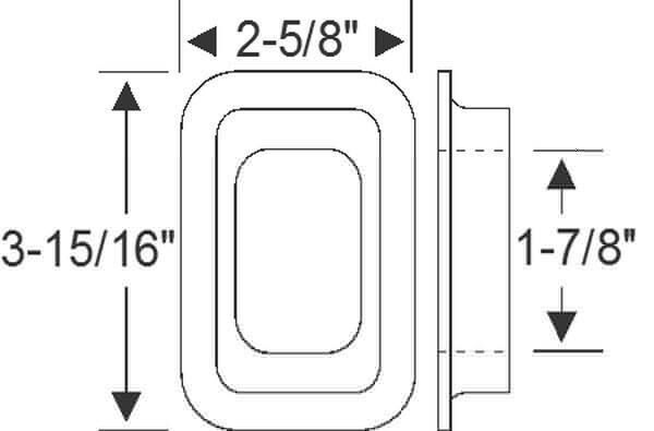 Engine Mount Pad 1940-50 2dr 4dr cab sedan Packard