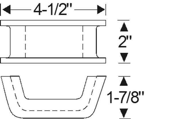 Engine Mount Pad Set 1927-30 2dr 4dr cab sedan Buick