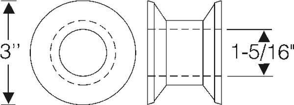 Engine Support Pad 1927-28 2dr 4dr cab sedan Cadillac
