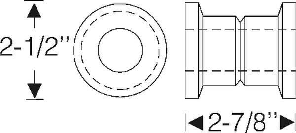 Rear Engine Support Pad 1930-31 2dr 4dr cab sedan Cadillac