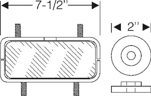Engine Mount Service – Revulcanization Only 1934-37 2dr 4dr cab sedan Cadillac