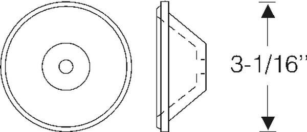 Engine Mount Pad 1930-33 2dr 4dr cab sedan Cadillac