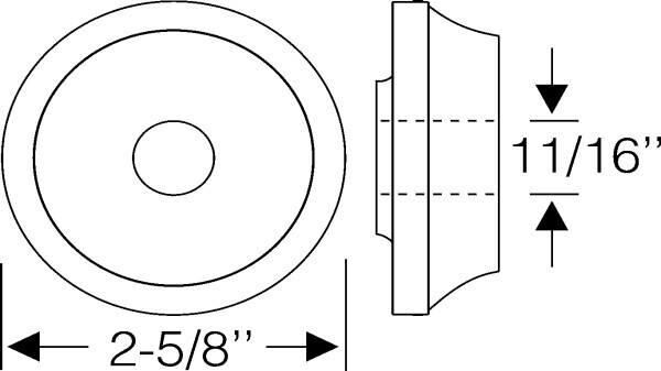 Engine Mount Pad 1941-52 2dr 4dr ht cab sedan Chrysler DeSoto Dodge