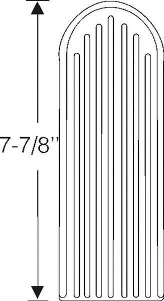 Accelerator pedal pad 1933-40 2dr 4dr cab sedan Chevrolet - Bild 2