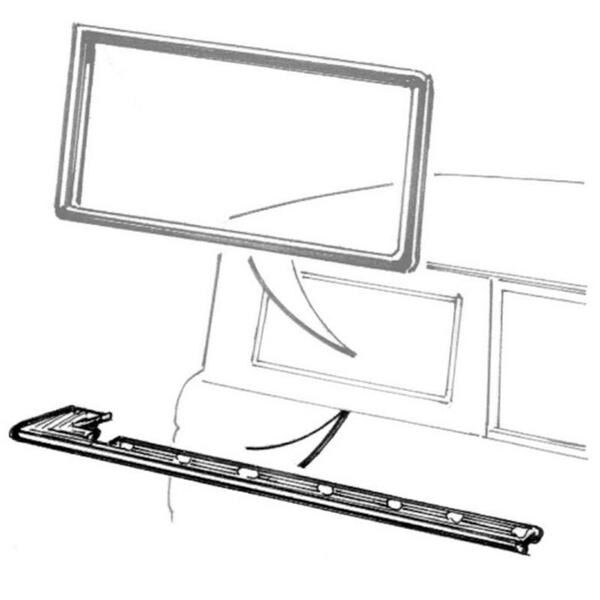 Roof To Quarter Panel Seals 1966-77 2dr Ford