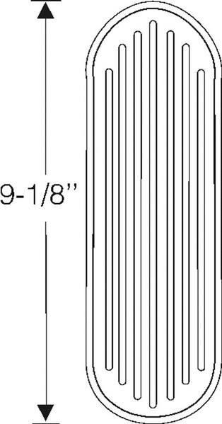 Accelerator pedal pad 1940 2dr 4dr cab sedan Chevrolet - Bild 2