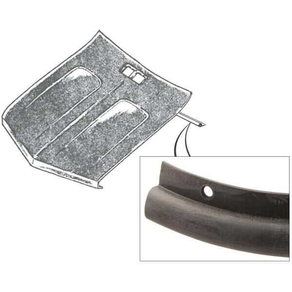 Torpedgummlist Huv 1970-71 2dr 4dr ht cab sedan Ford - Bild 3