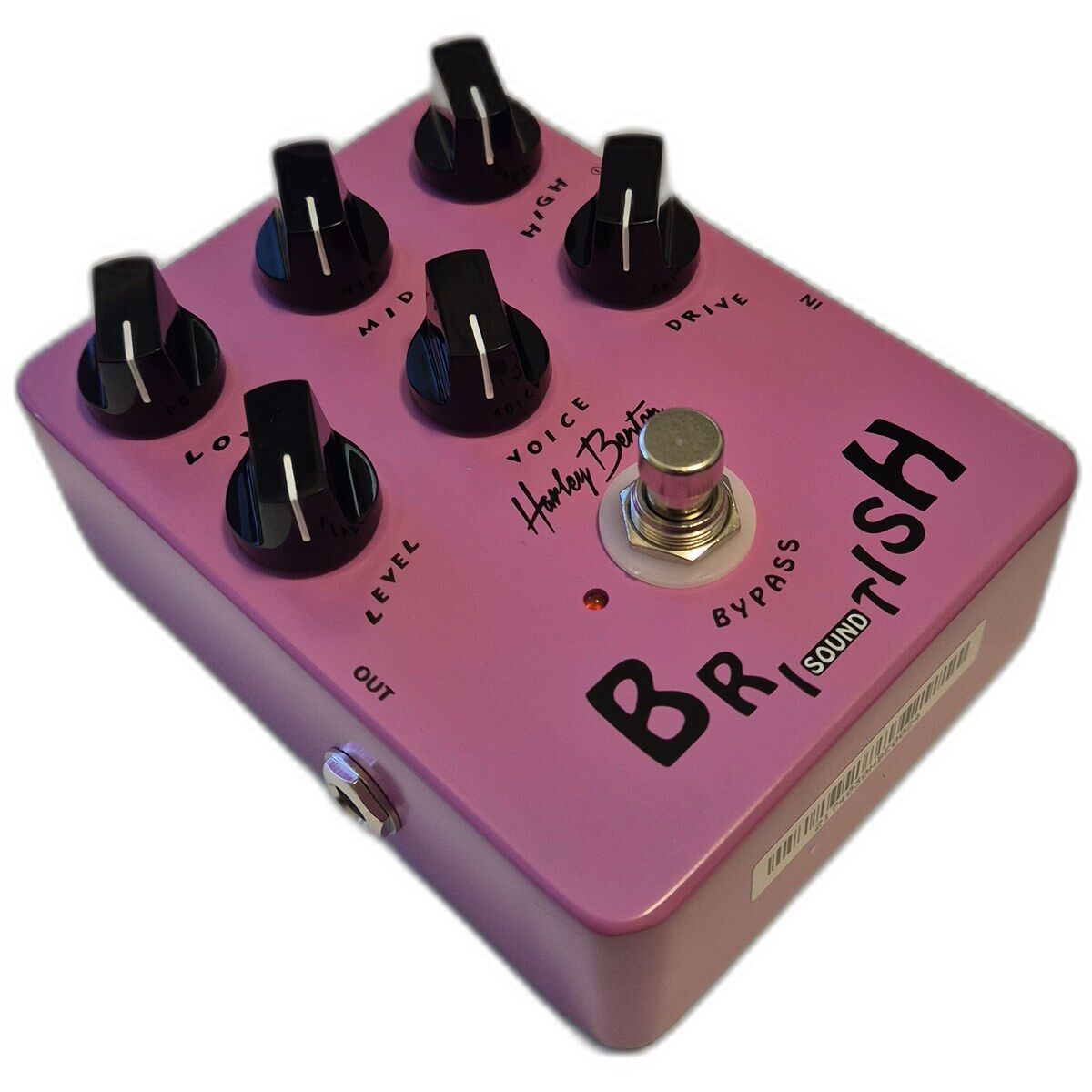 Effektpedal Overdrive för elgitarr Harley Benton British TrueTone