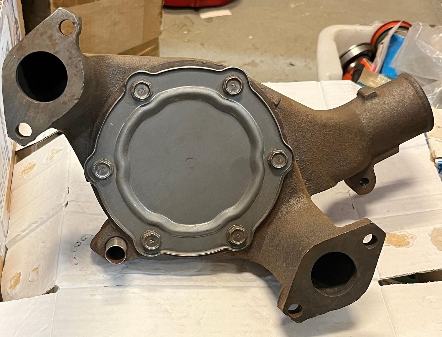 Vattenpump gjutjärn Ford FE 352-428 1965-76 Typ 8805 / D4TZ-8501-H - Bild 3