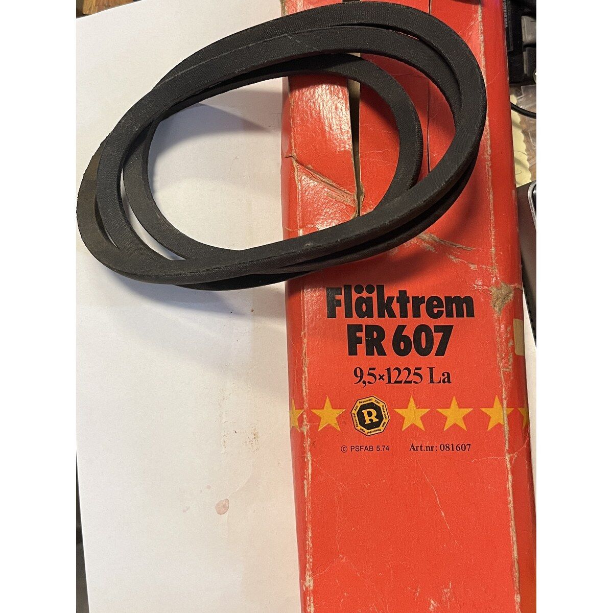 FLÄKTREM / KILREM 9,5x1225 La PSFAB 081607 (FR607)
