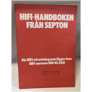 Hifi-handboken från Septon 1974-1975 Sansui / JBL