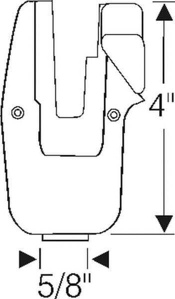U-Jamb Door Lock Pillar Fillers (Par) – 1967-69 F-Body (Camaro & Firebird) - Bild 2