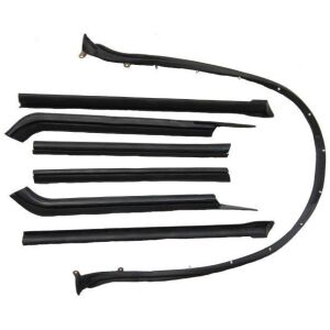 Gummilistsats till Cabbställningen 1965-70 Chevrolet Buick Pontiac  Olds B-Body 7 delar