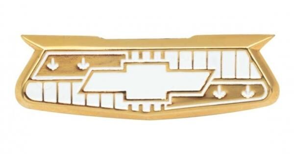 "CREST" Guld-Emblem Bakskärm – Chevrolet 1955-1957