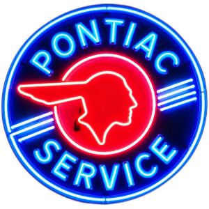 KLASSISK NEONSKYLT PONTIAC