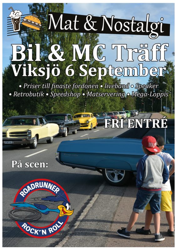 Bilträff 6 September Affisch 2025